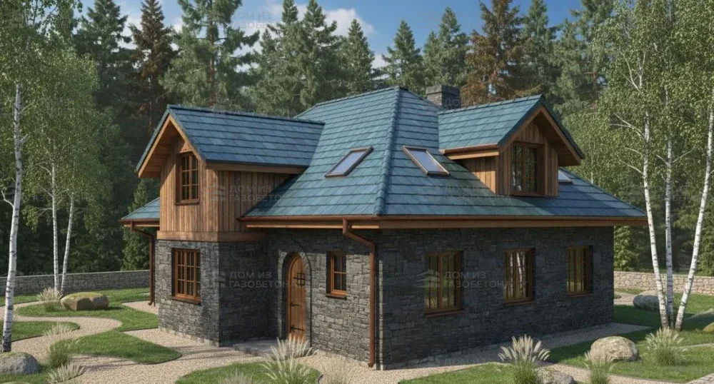 Проект Двухэтажный дом 19 на 10, 177 м2