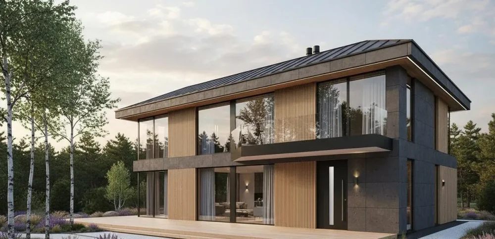 Проект Одноэтажный дом 21 на 15, 191 м2