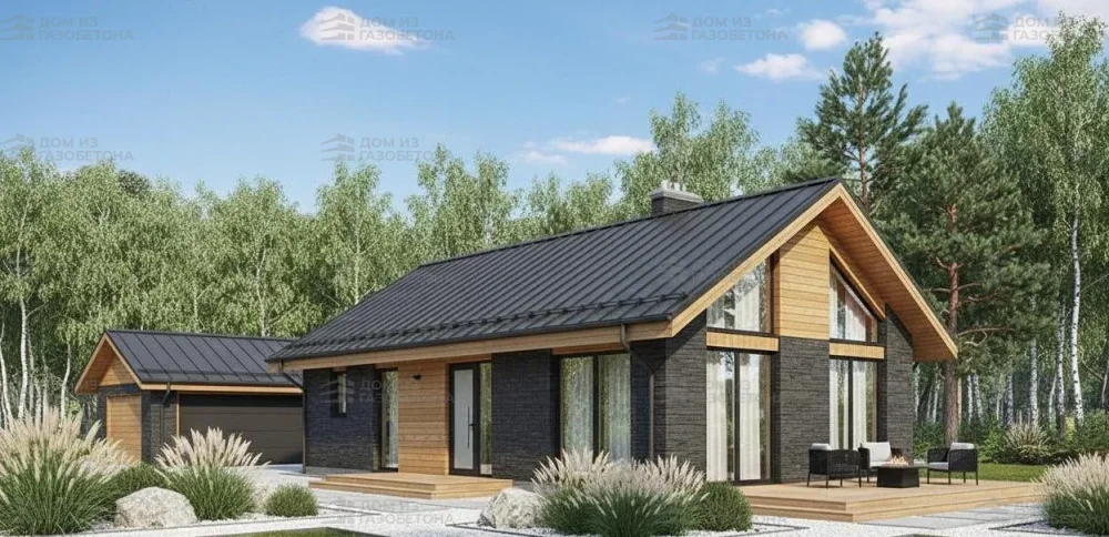 Проект Двухэтажный дом 13 на 10, 146 м2